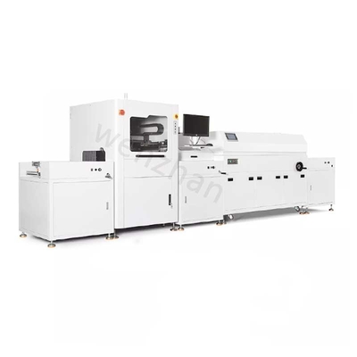 Línea automatizada equipo de capa conformal de tres ejes de SMT del espray de la inspección del PWB de la máquina