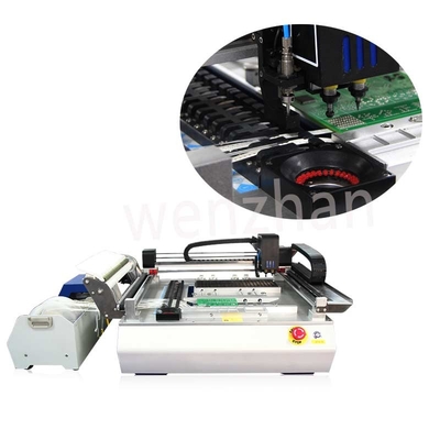 SMT línea automática de 2 cabezas de alta velocidad Mini escritorio LED pick and place máquina