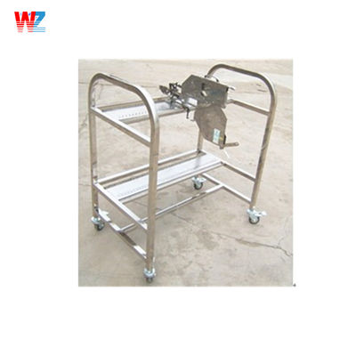 PANASERT CM402 CM602 SMT Carritos de alimentación de acero inoxidable de color plateado